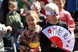 Impressionen vom Hanami 2023 in Bad Langensalza