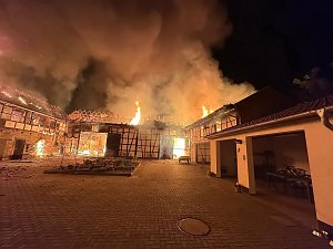 Gro&szlig;brand in Sch&ouml;nstedt