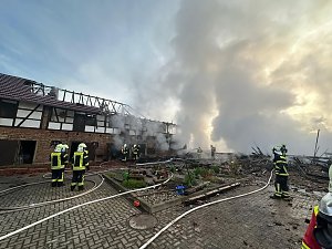 Gro&szlig;brand in Sch&ouml;nstedt
