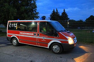 Gro&szlig;einsatz in der Gemeinschaftsunterkunft Obermehler