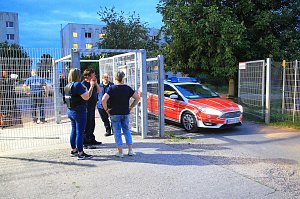Gro&szlig;einsatz in der Gemeinschaftsunterkunft Obermehler
