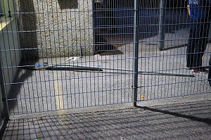 Gro&szlig;einsatz in der Gemeinschaftsunterkunft Obermehler