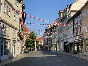 Bereit f&uuml;r den Festumzug am Sonntag: Bad Langensalzas Altstadt