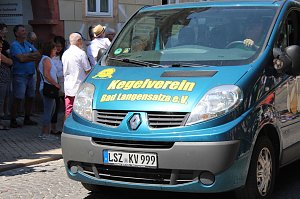 Fr&ouml;hliche Stimmung beim 210 Brunnenfest in Bad Langensalza