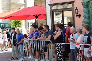 Fr&ouml;hliche Stimmung beim 210 Brunnenfest in Bad Langensalza