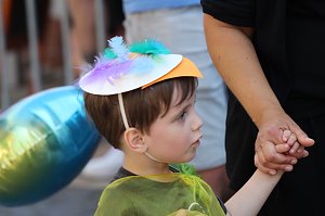 Fr&ouml;hliche Stimmung beim 210 Brunnenfest in Bad Langensalza