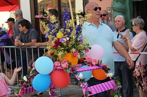 Fr&ouml;hliche Stimmung beim 210 Brunnenfest in Bad Langensalza