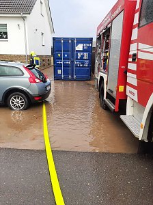 Sch&auml;den der Unwetter gestern und heute Morgen
