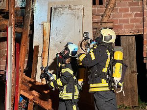 Scheunenbrand in Obermehler