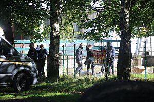 Polizeieinsatz am Hufhaus