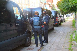 Razzia im Zusammenhang mit Schleuserkriminalit&auml;t 