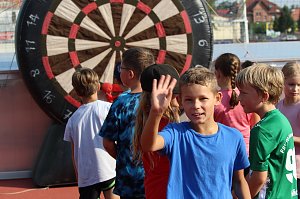 Sportfest im Stadion der Freundschaft in Bad Langensalza