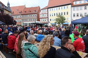 Empfang der Europacup-Siegerinnen in Bad Langensalza