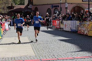 Siegerehrung nach dem Lauf