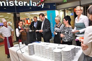 Geburtstagsfeier in der Galerie
