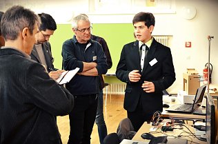 Bild: Machte mit einer Hochgeschwindigkeitskamera den ersten Platz im Bereich Technik: Oskar Gr&uuml;nwald 
