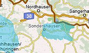 Karte Wandergebiet (Foto: Ausschnit aus Wanderkarte Th&uuml;ringer Tourismus GmbH)
