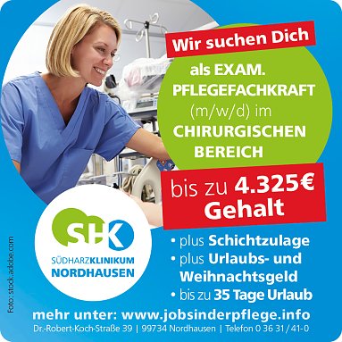 S&uuml;dharz Klinikum Nordhausen (Foto: SHK)