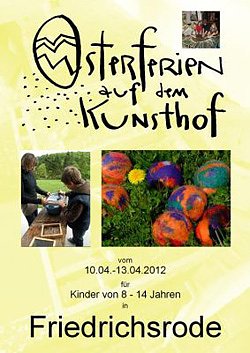 In den Kunsthof nach Ostern (Foto: Kunsthof Friedrichsrode)