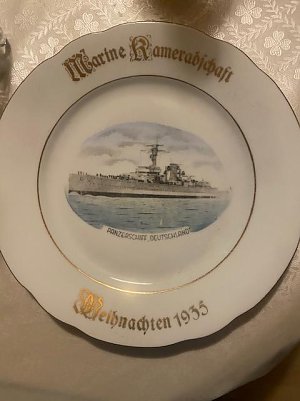 Maritimer Teller f&uuml;r Freunde der Seefahrt von 1933  (Foto: )