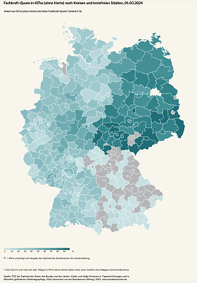 Fachkr&auml;ftequote im Bundesvergleich (Foto: Bertelsmann Stiftung)