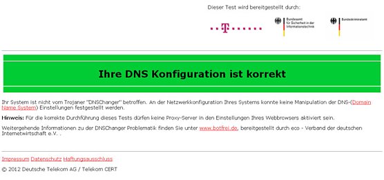 Kontrolle DNS (Foto: Karl-Heinz Herrmann) Kontrolle DNS (Foto: Karl-Heinz Herrmann)