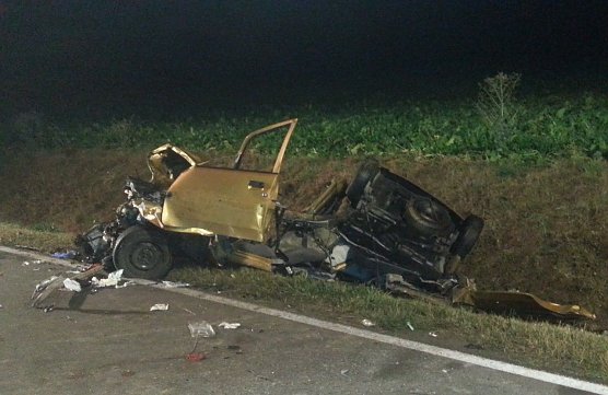 Hier starben zwei Menschen (Foto: Polizei)