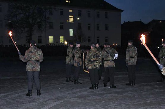Neuer Lehrgang in Sondershausen vereidigt (Foto: Karl-Heinz Herrmann)