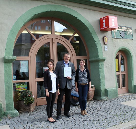 Julia Ehrlich, Dirk Lindner und Astrid Lehmann. (v. l.). (Foto: KUI Bad Langensalza)