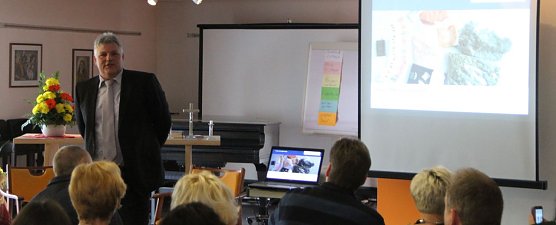 Detlef Grabs, amtierender Leiter der Nordh&auml;user Polizeidirektion, sprach &uuml;ber Rauschgiftkriminalit&auml;t in Nordth&uuml;ringen (Foto: Angelo Glashagel)