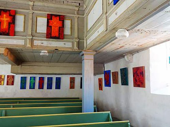 Farbenrausch Kreuzweise" (Foto: Evanglischr Kirchenkreis)