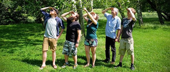 Ausschau nach den UFO's (Foto: Tina Bergknapp/HSN)