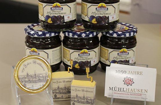 P&uuml;nktlich zur Jubil&auml;umswoche (Foto: Stadt M&uuml;hlhausen)