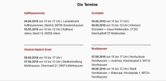 Termine, Termine (Foto: privat) Termine, Termine (Foto: privat)