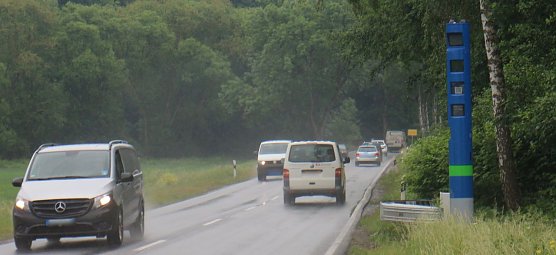 Maut-S&auml;ule bei Nordhausen (Foto: nnz)