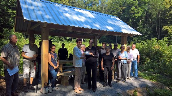 Neue Schutzh&uuml;tte f&uuml;r den M&uuml;hlh&auml;user Wald (Foto: Stadt M&uuml;hlhausen)