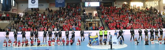 Th&uuml;ringer HC gegen RK Krim Mercator (Foto: Angelo Glashagel)