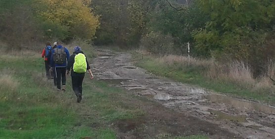 Gewandert wird immer (Foto: B. Schwarzberg)