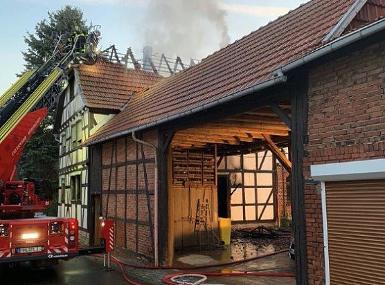 Wohnungsbrand in Felchta (Foto: Landespolizeiinspektion Nordhausen)