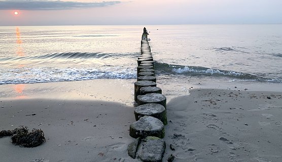 Sonnenuntergang in Fischland/Dar&szlig; (Foto: oas)