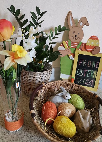 Ostergr&uuml;&szlig;e aus dem Mehrgenerationenhaus (Foto: Stadtverwaltung M&uuml;hlhausen)