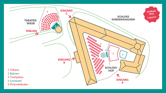 Der Sitzplan f&uuml;r den Schlosshof (Foto: TNLOS)