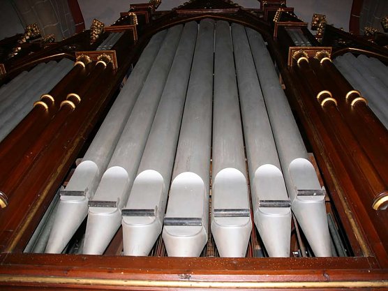 Die Sauer-Orgel der Marienkirche (Foto: Stadtverwaltung M&uuml;hlhausen)