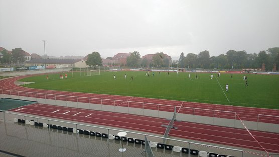 Gerade mal 120 Zuschauer zählte die Partie gegen Wismut Gera (Foto: Markus Fromm) Gerade mal 120 Zuschauer zählte die Partie gegen Wismut Gera (Foto: Markus Fromm)