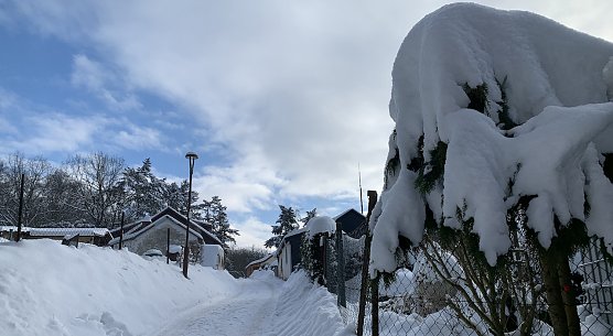 Auf tief verschneite Wege und Felder werden wir &uuml;ber den Jahreswechsel verzichten m&uuml;ssen (Foto: oas)