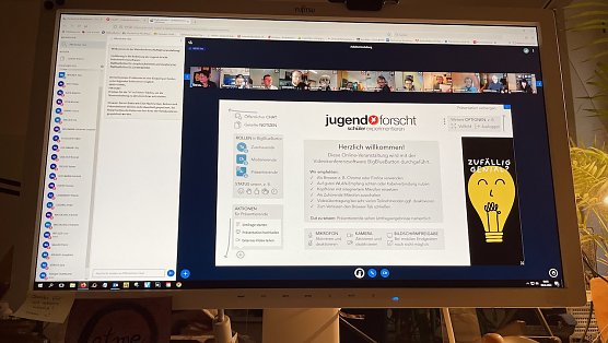 Jugend forscht in diesem Jahr als Onlineveranstaltung (Foto: T.Bergknapp) Jugend forscht in diesem Jahr als Onlineveranstaltung (Foto: T.Bergknapp)