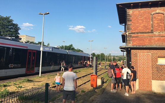 Unstrutbahn in Ro&szlig;leben (Foto: IG Unstrutbahn )