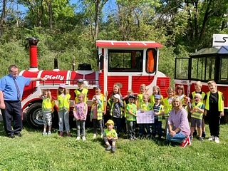 Spende f&uuml;r eine Abenteuerfahrt mit der Tschu-Tschu-Bahn Molly  (Foto: Cordula Eger )
