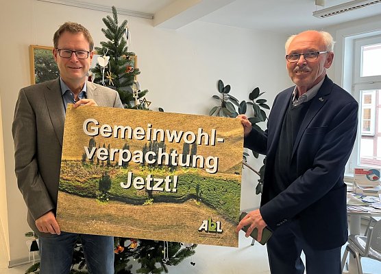 Dr. Johannes Bruns und Dr. Friedhelm Feindt (Foto: Stadt Mühlhausen) Dr. Johannes Bruns und Dr. Friedhelm Feindt (Foto: Stadt Mühlhausen)