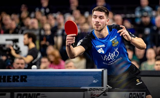 Patrick Franziska vom 1. FC Saarbr&uuml;cken TT avancierte zum Mtachwinner (Foto: BeLa Sportfoto)